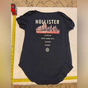 Hollister California Destination Easy Tee Size XS NYC London‎ Dubai Hawaii